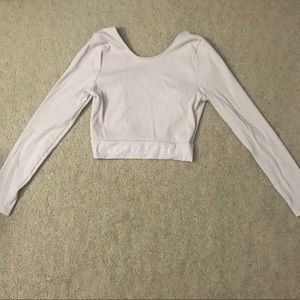 VS open back ribbed top